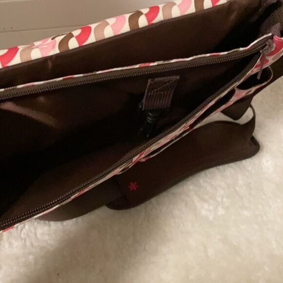 Skip Hop Pink and Brown Diaper Bag - Picture 3 of 11
